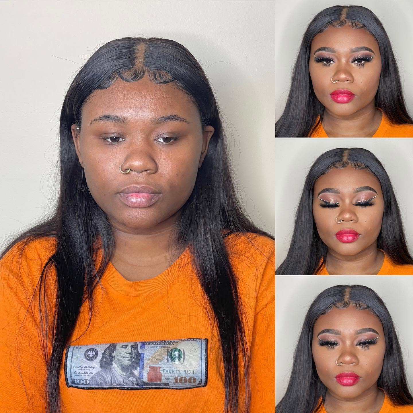 Before and after glam transformation 8